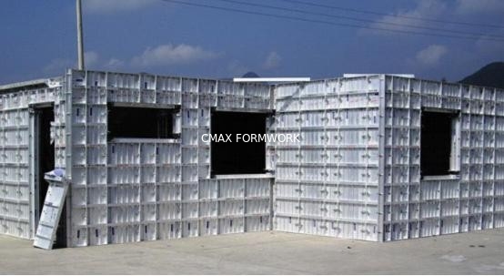 Encofrado modificado para requisitos particulares del aluminio del AL 65 para el encofrado del muro de cemento