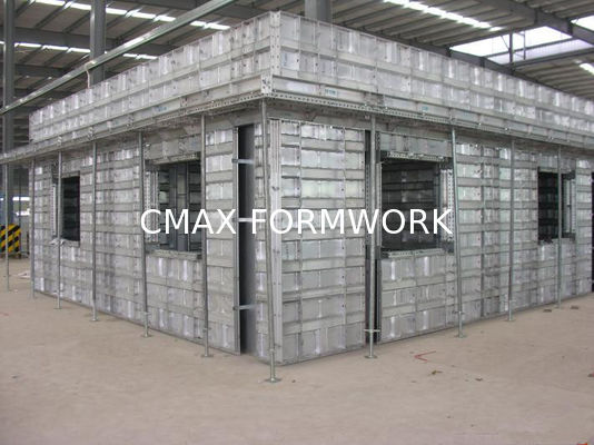 6061T6 encofrado de aluminio ligero, encofrado de vivienda monolítico